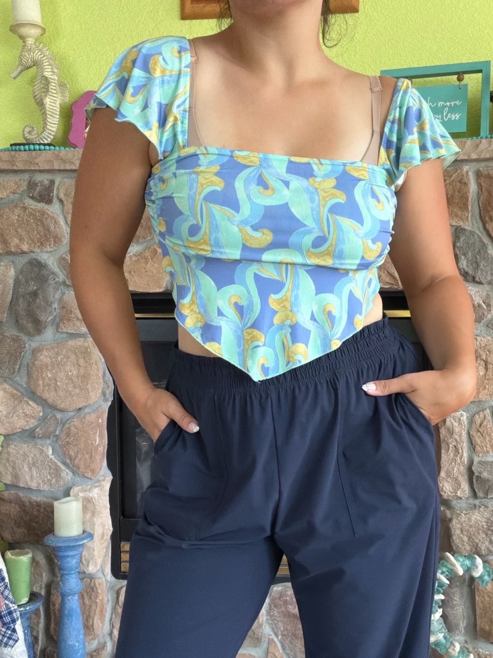 Urban outfitters jasmine hankey top